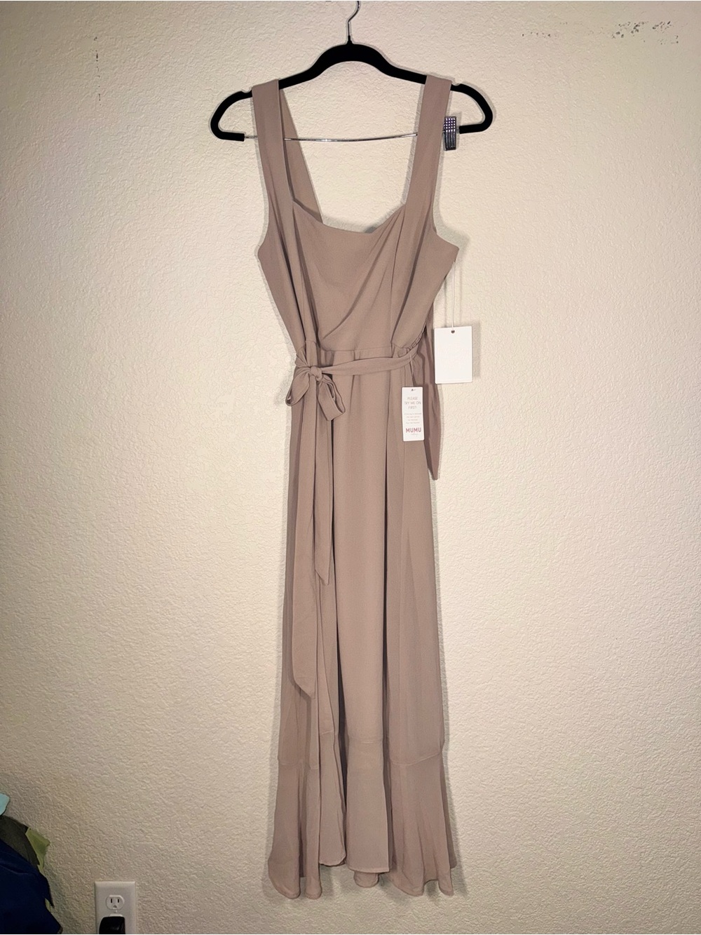 Show Me Your Mumu Claire Midi Dress Champagne Luxe Size XL